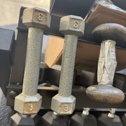 3 Lb Dumbbells 