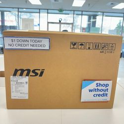 Brand New MSI GF63 Thin 15.6 Inch Gaming Laptop  - Pay $1 DOWN AVAILABLE - NO CREDIT NEEDED 