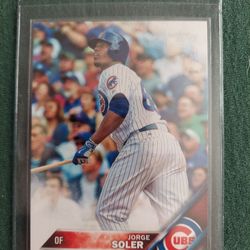 JORGE SOLER BASEBALL CARD COLLECTION!!