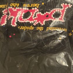 P*NK Black Spider hoodie