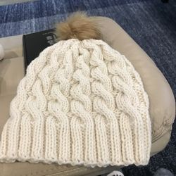 Gorgeous Hand Knit Hats With Removable Pom Ball