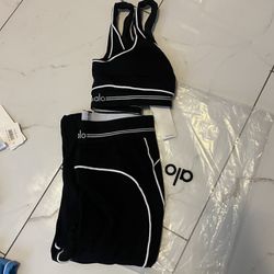 Black Alo Yoga Set Small