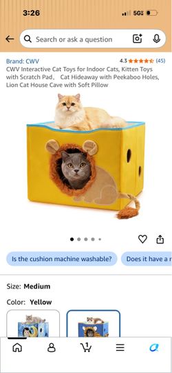 Cat house scratch