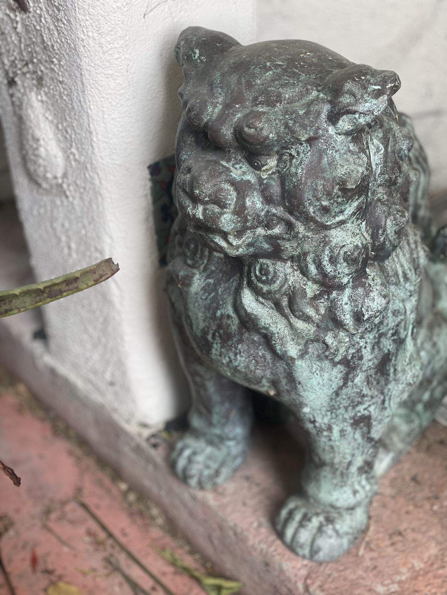 Heavy Vintage Fu Dog Statues (Pair) – Solid Cast Metal