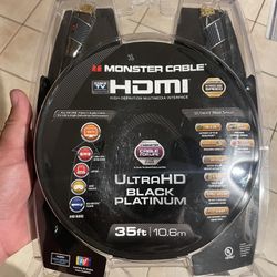 monster cable HDMI 35’ long new $30 in n Lakeland 