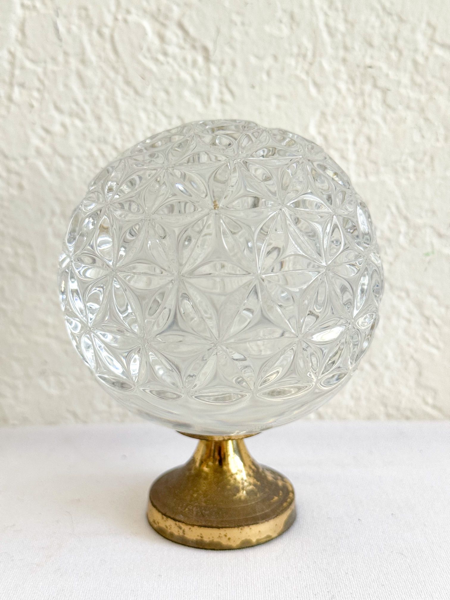 Waterford Crystal Times Square Star of Hope Abundance Ball Paperweight, Y2K Vtg