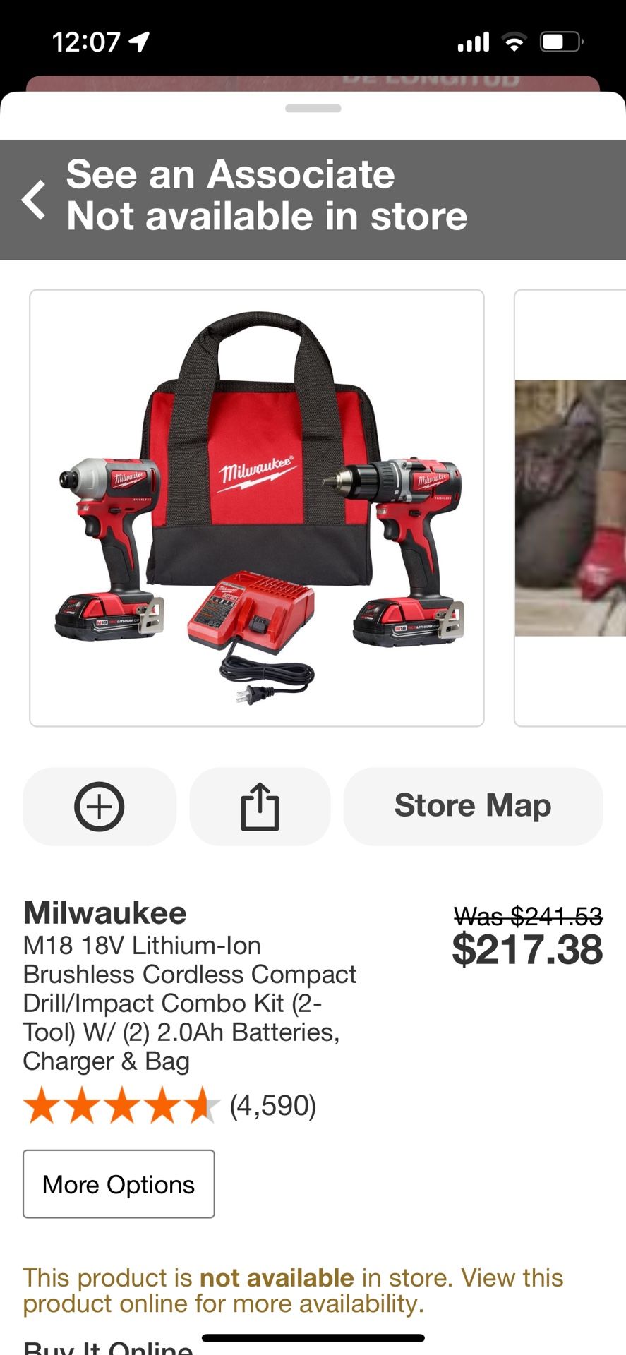 Milwaukee drill set