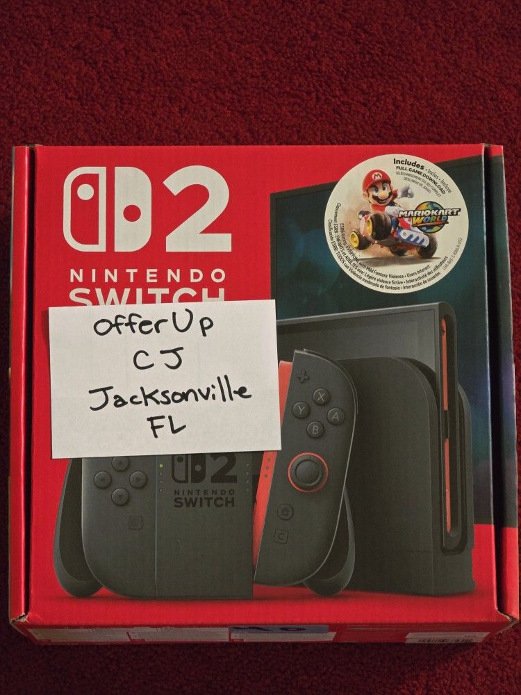 New Nintendo Switch 2 Mario Kart World Bundle!