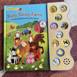 Busy Noisy Farm Board Book (Makes Sounds)