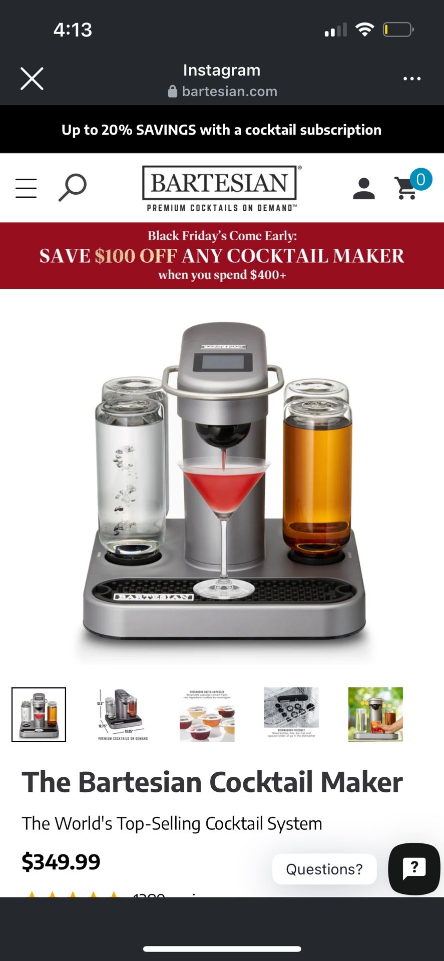 Bartesian Cocktail Maker