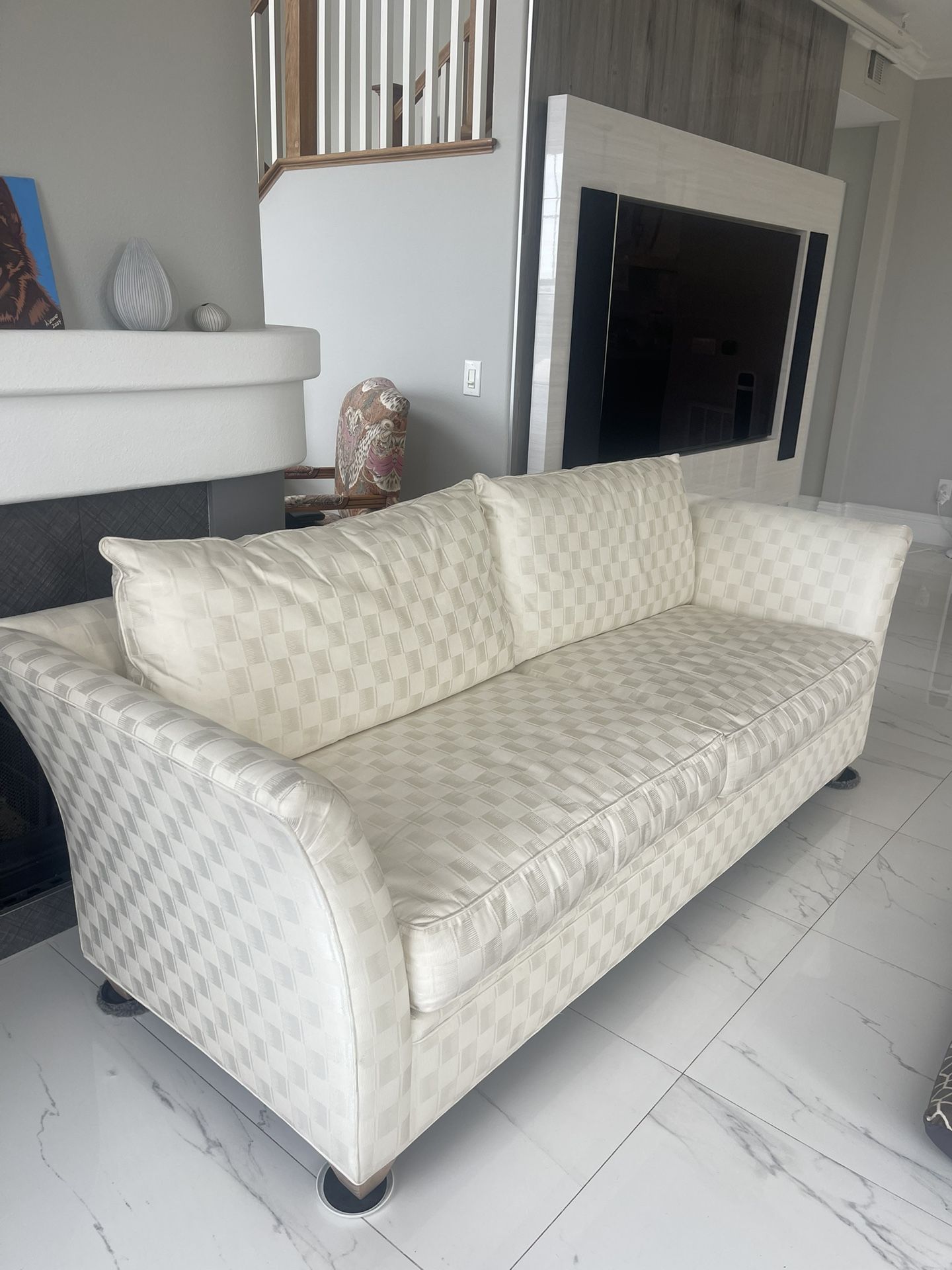 Cream/Beige Sofa - Moving Sale