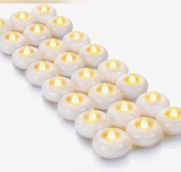 21 Pcs 2" Flameless Led Floating Candles