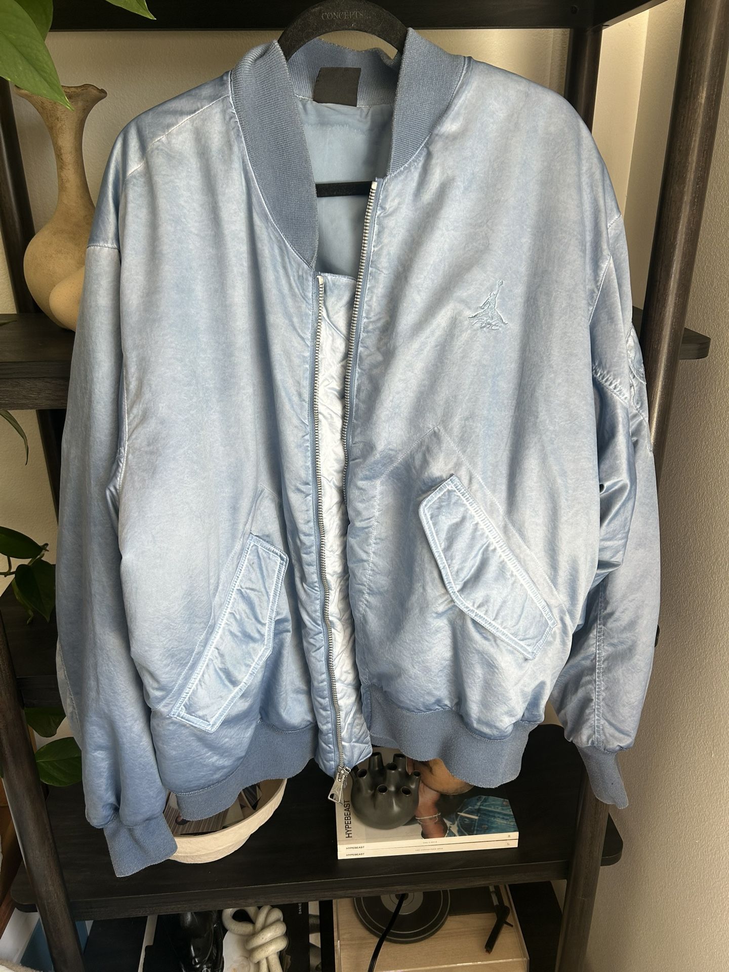 Jordan Essentials Washed Bomber Jacket 
