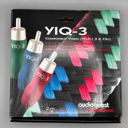 AudioQuest CinemaQuest YIQ 3 Component Video Cable – Excellent Condition