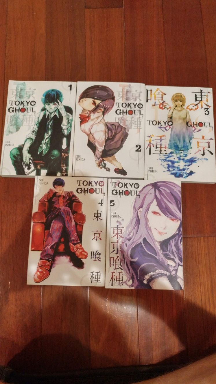 Tokyo Ghoul Manga 1-5
