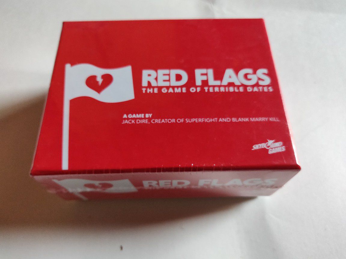 Red Flags adult board game - Game of terrible dates NEW