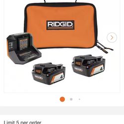 Ridgid Batteries 