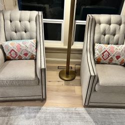 Two King Hickory Chairs