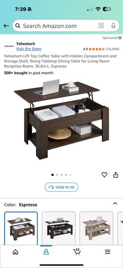 Coffee Table With Hidden Compartment