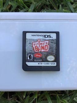 DISNEY ULTIMATE BAND NINTENDO DS GAME 3DS 2DS LITE DSI XL CARTRIDGE ONLY ROCK BAND MUSIC DRUMS GUITAR BASS