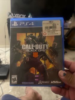 PS4  cal of duty black ops 4