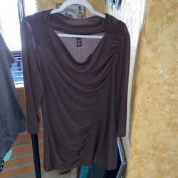 Brown tunic/blouse 