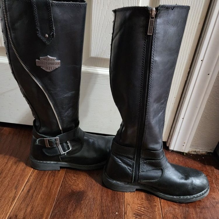 Harley davidson sennett boots cheap