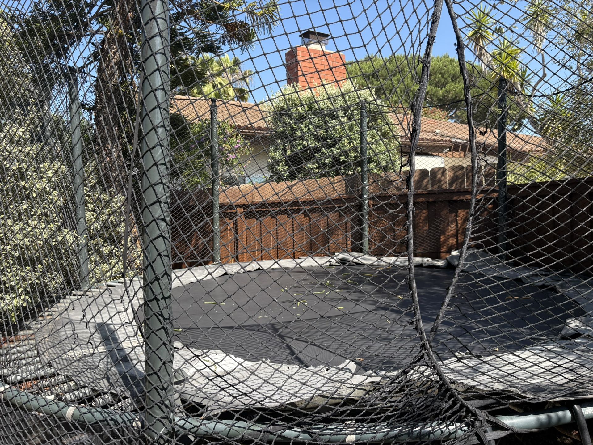 Alley Oop 14’ Double Mat Trampoline With Ladder And Enclosure