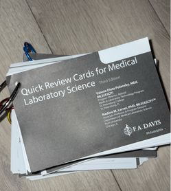 Quick Review Cards for Medical Laboratory Science