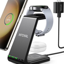 Intoval Wireless Charger Station for Samsung Galaxy Phones