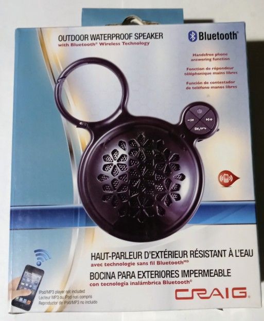 Craig Bluetooth Water Resistant Outdoor Speaker