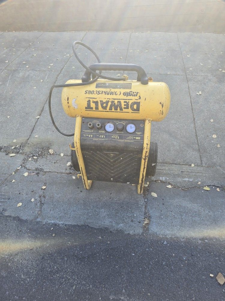 Free Dewalt COMPRESSOR