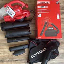 CRAFTSMAN CMEBL7000 450-CFM 260-MPH Corded Electric Backpack Leaf Blower 85