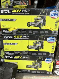 Ryobi Brushless 40v HP  lawnmower 