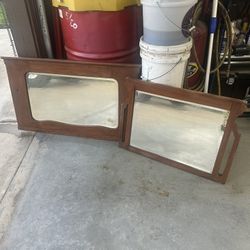2 Antique Mirrors