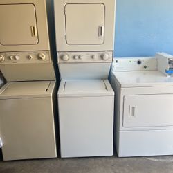 Whirlpool Stackable Washer And Gas Dryer 