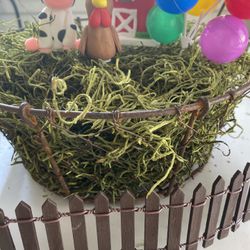 Farm party Cake topper