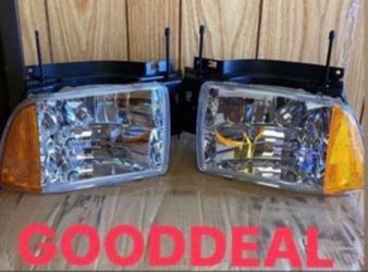 #73 Fit 95-97 Chevrolet Blazer S10 Blazer Head Light Headlights Lamp