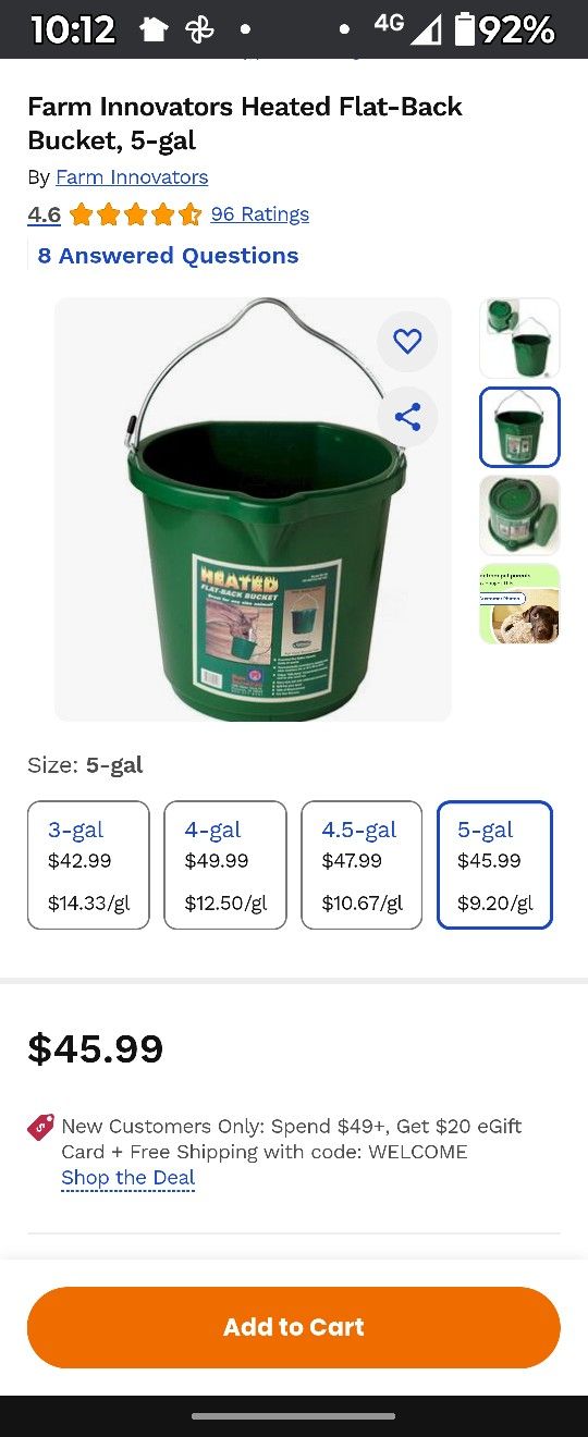 Heated Buckets And Pet Water Bowls