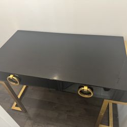 Hamlig Black Writing Desk