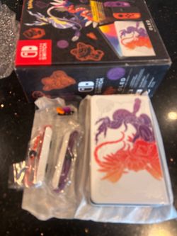Pokemon Oled N Switch  box only, dock,HDMI,joy con Strips