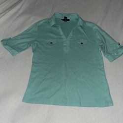 Karen Scott Women Petite Medium PM Shirt Top A027
