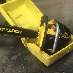 McCulloch Mac110  Chain Saw 