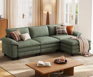 Brand new never used open box couch 123” l shape
