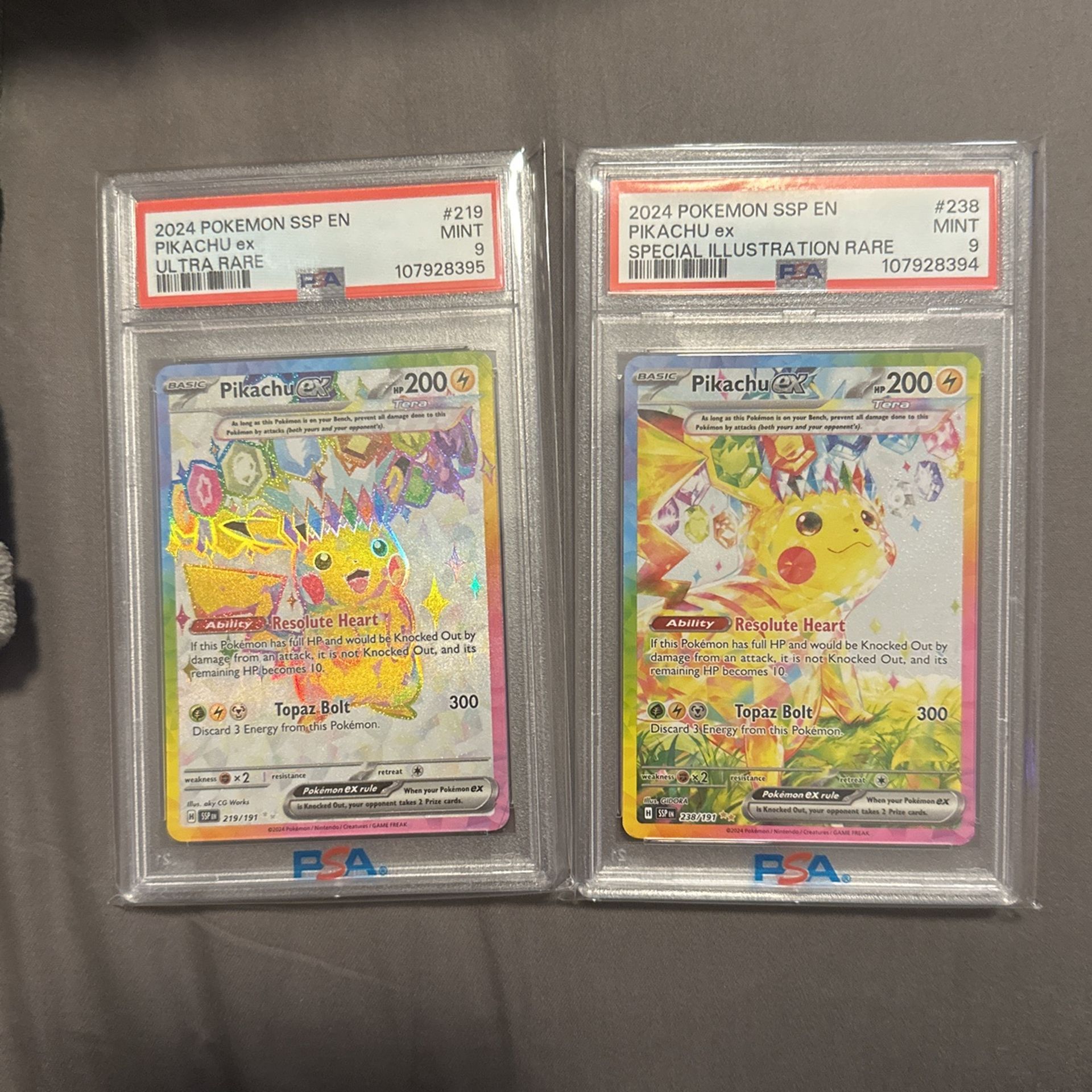 SIR & ULTRA RARE PIKACHU SURGING SPARKS