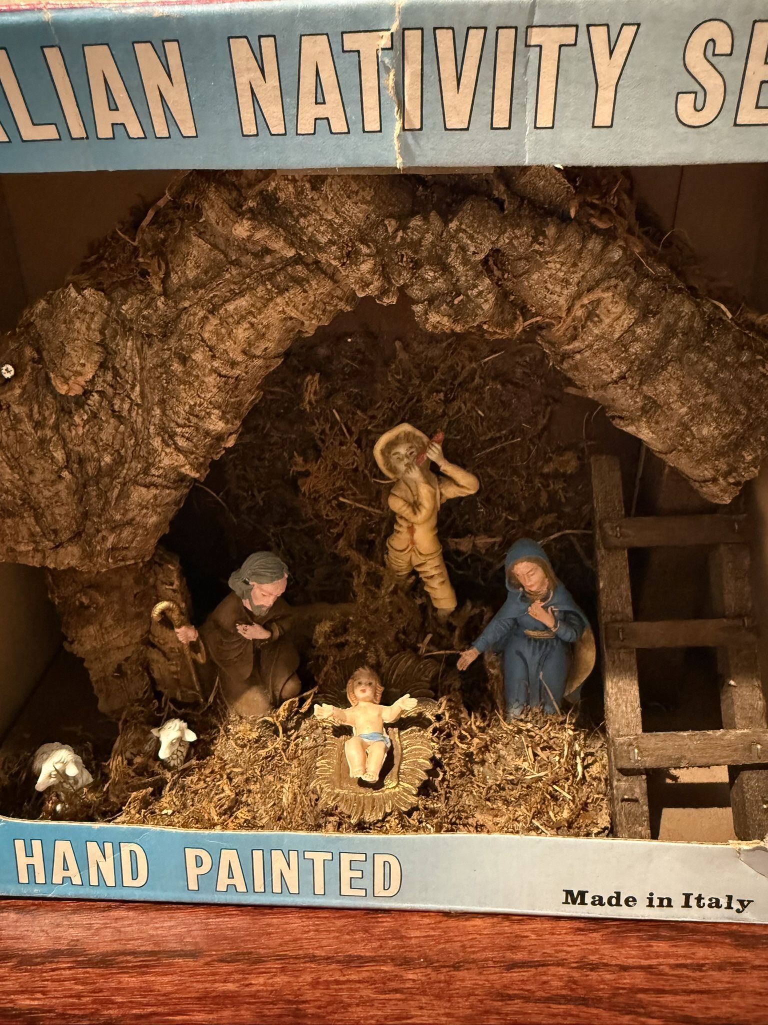 Italian Nativity Set Hand painted made in Italy