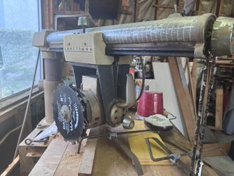 Craftsman Radial Arm Saw & Bench | Machine Lot | Woodworking | Shop