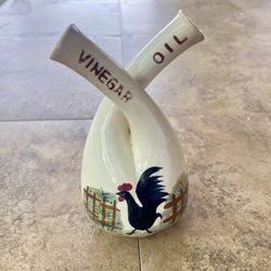 Vintage, Ceramic Oil/Vinegar Cruet