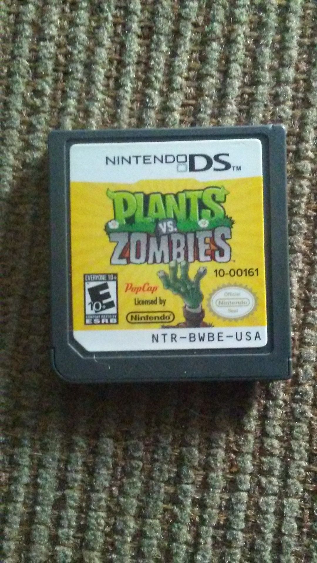 Plants vs Zombies for Nintendo DS