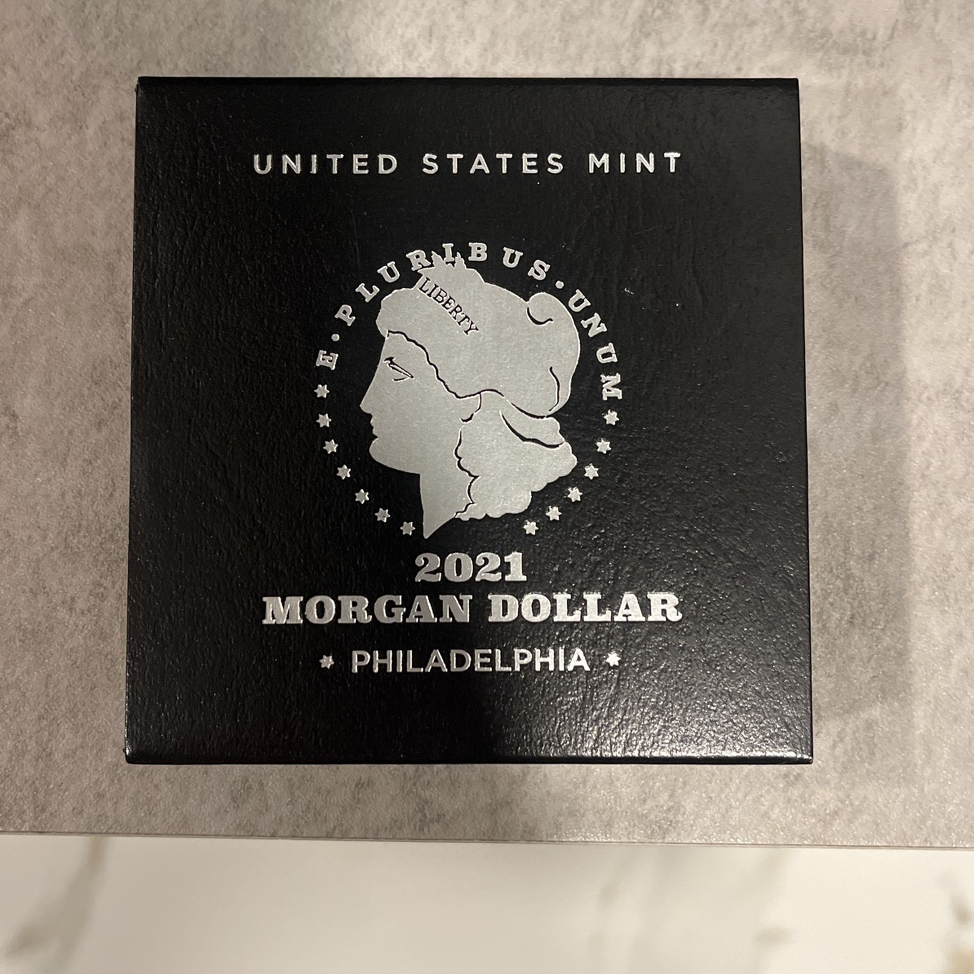 2021 Morgan Dollar Philadelphia Silver 21XE with BOX / COA